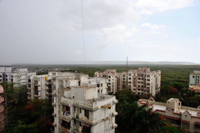 First monsoon showers of 2010 June